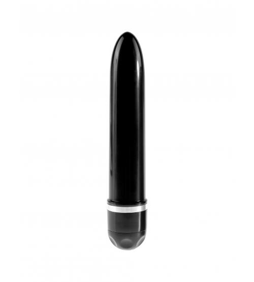 King Cock 7" Vibrating Stiffy - Brown