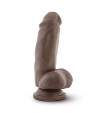Dr. Skin - Mr. Smith 6" Dildo With Suction Cup -  Chocolate
