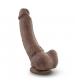 Dr. Skin - Mr. Mayor 9" Dildo With Suction Cup -  Chocolate