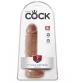 King Cock  7" Cock With Balls - Tan