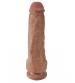 King Cock  11" Cock With Balls - Tan