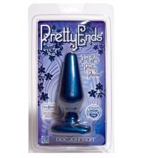 Pretty Ends Iridescent Butt Plugs - Medium  - Midnight Blue