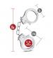 Temptasia Cuffs - Silver