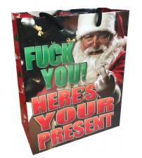 Fuck You! Here's Your Present X-Mas - Gift Bag