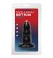 Triple Ripple Butt Plug - Medium - Black