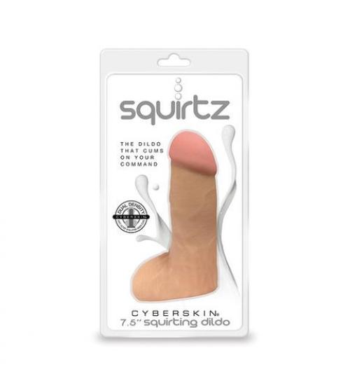 Squirtz Cyberskin 7.5" Squirting Dildo