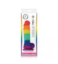 Colours Pride Edition - 5" Dildo - Rainbow