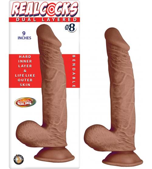 Realcocks Dual Layered #8 - Brown