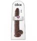 King Cock 14" Cock With Balls - Brown