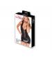 Kitten Wet Look and Faux  Leather Dress - One Size - Black