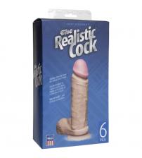 The Realistic Cocks 6 Inch - White