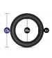 Performance - Vs2 Pure Premium Silicone Cockrings - Small - Black