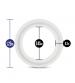 Performance - Vs2 Pure Premium Silicone Cockrings - Small - White