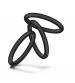 Performance - Vs3 Pure Premium Silicone  Cockrings - Large - Black