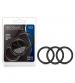Performance - Vs3 Pure Premium Silicone  Cockrings - Large - Black