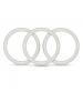 Performance - Vs3 Pure Premium Silicone  Cockrings - Large - White