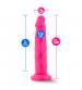 Neo - 7.5 Inch Dual Density Cock - Neon Pink