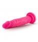 Neo - 7.5 Inch Dual Density Cock - Neon Pink