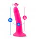Neo - 5.5 Inch Dual Density Cock - Neon Pink