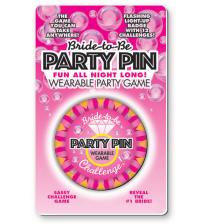 Bride to Be Party Pin