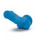Neo - 7.5 Inch Dual Density Cock With Balls - Neon Blue