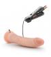 Dr. Skin - 8.5 Inch Vibrating Realistic Cock  With Suction Cup - Vanilla