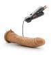 Dr. Skin - 8.5 Inch Vibrating Realistic Cock With  Suction Cup - Mocha