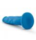 Neo - 7 .5 Inch Dual Density Cock - Neon Blue