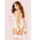 Lace Bustier Set - One Size - White