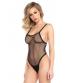 Side Boob Teddy - One Size - Black