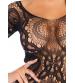 Thong Back Teddy - Medium/ Large - Black