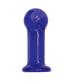 The 9's First Glass Indigo Anal Plug - Blue