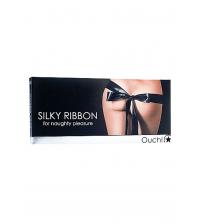 Silky Ribbon for Naughty Pleasure - Black