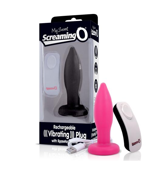 My Secret Remote Vibrating Plug - 6 Count Box -  Assorted