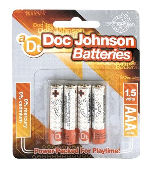Doc Johnson Batteries - AAA - 4 Pack