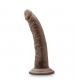 Dr. Skin - 7 Inch Cock With Suction Cup -  Chocolate