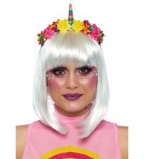 Rainbow Unicorn Flower Headband