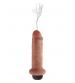 King Cock 6" Squirting Cock - Tan