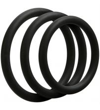 Optimale 3 C Ring Set - Thin - Black