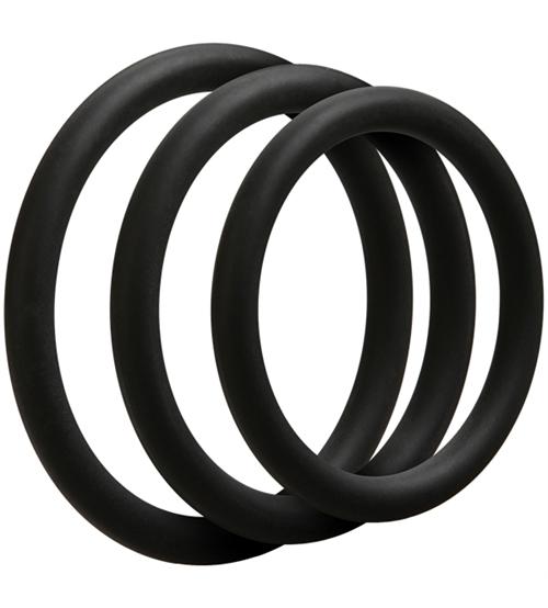Optimale 3 C Ring Set - Thin - Black
