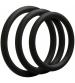 Optimale 3 C Ring Set - Thin - Black