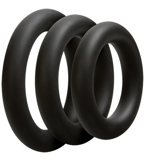 Optimale 3 C Ring Set - Thick - Black