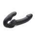 Evoke Rechargeable Vibrating Silicone Strapless Strap on - Black
