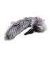 Grey Wolf Tail Anal Plug and Ears Set