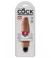 King Cock 6" Vibrating Stiffy - Tan