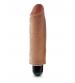 King Cock 6" Vibrating Stiffy - Tan