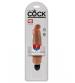 King Cock 7" Vibrating Stiffy - Tan