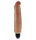 King Cock 7" Vibrating Stiffy - Tan