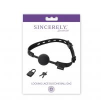 Sincerely Locking Lace Ball Gag
