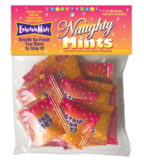 Naughty Mints - 25 Individual Fun Size  Packages
